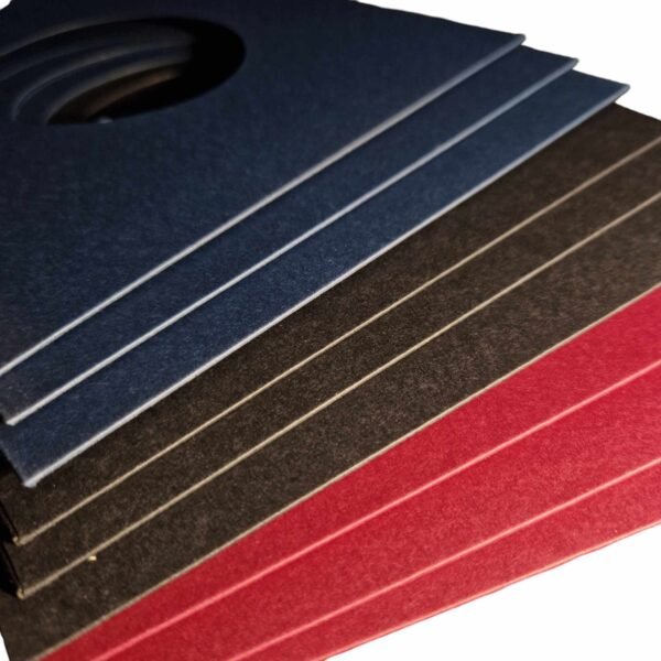 50 Pochettes Kraft Colorées Bleu pour disques 45T (7") (300gr/M2) – Image 3