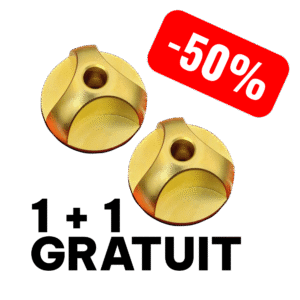 SOLDES D'HIVER 1 + 1 Gratuit La Paire de Centreurs 45 tours Laiton Poli pour Vinyles